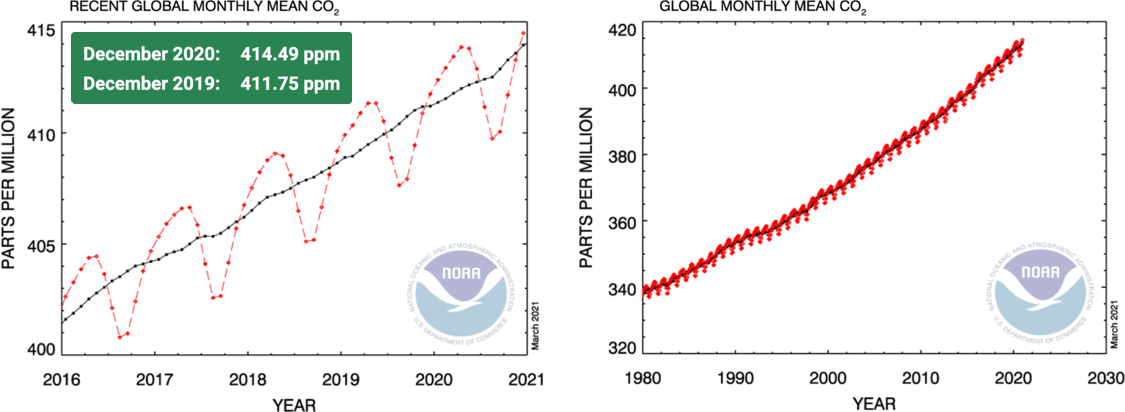 CO2 now comparable to levels seen 4 million years ago: NOAA